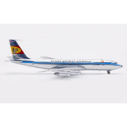 B707-300 TRANS GLOBAL N324F WITH STAND WB MODELS B707AIRPORT55P 1/200 PRE ORDER