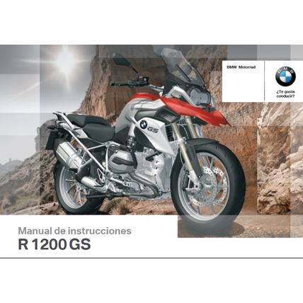 BMW R1200GS MANUAL DE INSTRUCCIONES 2013 MOTOCICLETA 192 PAGINA ESPANOL