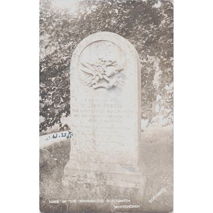 Tomb Of The Harmonious Blacksmith Whitchgrch Hampshire Postcard (QHAM347)