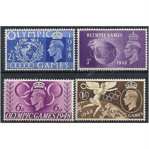 1948 Olympic Games Set SG495-498 Mounted Mint . ..