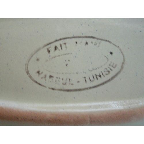 Tunisian Hand Painted Decorative Dish