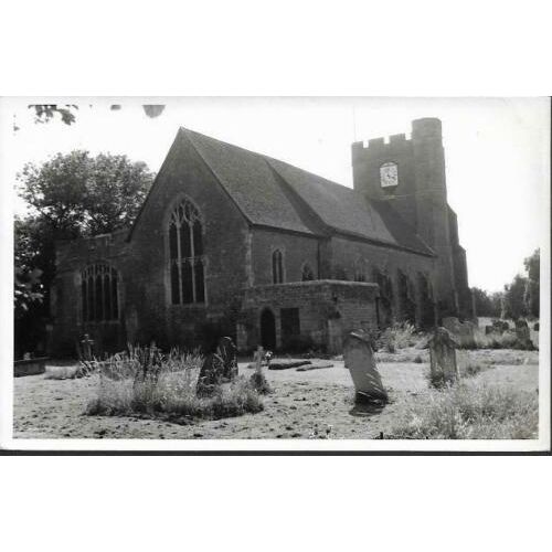Headcorn, Kent nr Maidstone - church - blank backed card c.1960s