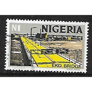 NIGERIA 1973 1N EKO BRIDGE SG 305 FINE USED