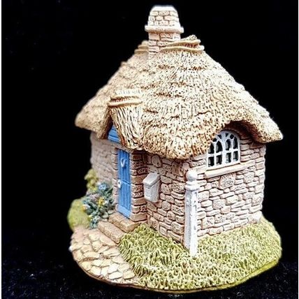 Lilliput Lane Sweet Pea Cot Thatched Cottage Collectable Vintage Ornament