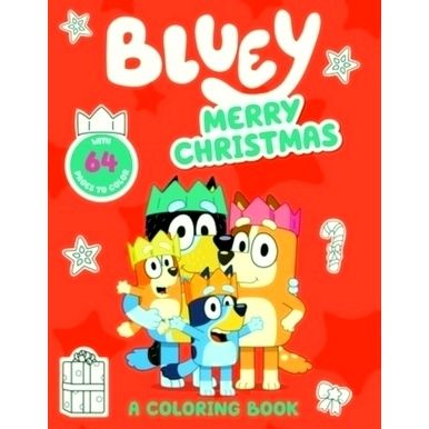 Bluey: Merry Christmas: A Coloring Book by Penguin Young Readers Licenses