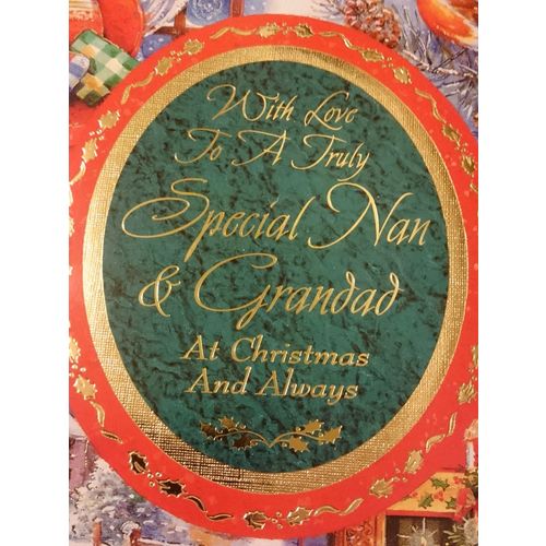 Large Christmas Cards - Nan & Grandad - (Tassel)