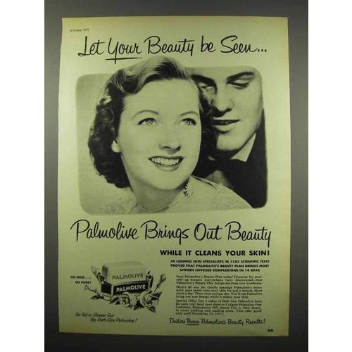 1951 Palmolive Soap Ad - Let Your Beauty be Seen
