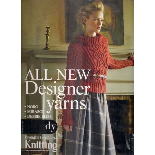 ALL NEW DESIGNER YARNS 5 x knitting Patterns 16 pages.. #