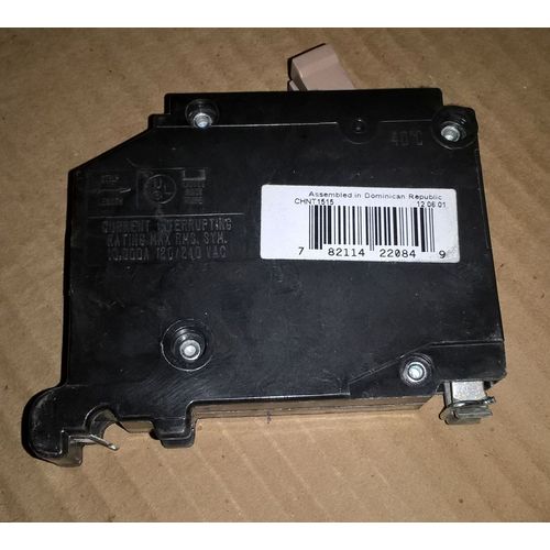 EATON CUTLER HAMMER CHNT1515 15/15 Amp 1 Pole 120/240v Tandem Twin Breaker