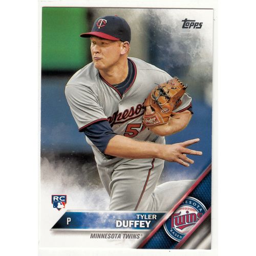 2016 Topps baseball card 576 Tyler Duffey - Twins