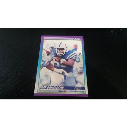 1990 Score Football Card # 153 Ray Donaldson Ex-Mt (6) Indianapolis Colts
