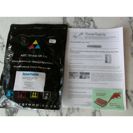 Toner Refill Bag 500g for Oki B4100 B4200 B4250 42103001 01103402 42102901 topup