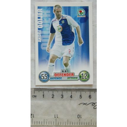 2007/08 Topps Match Attax Trading Card - Andre Ooijer, Blackburn Rovers