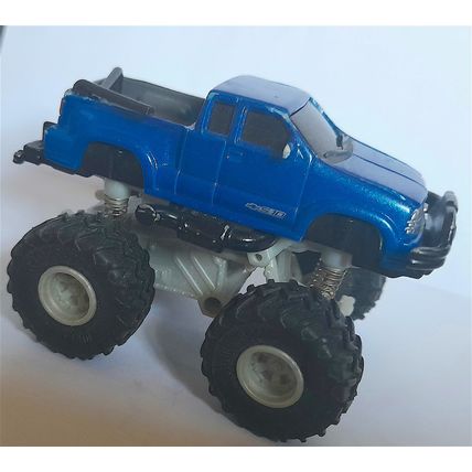 FUNLINE BOXED Model Truck * BLUE BIG-WHEELED CHEVROLET TRUCK - FAIR to GOOD