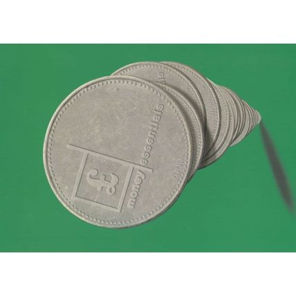 BBC Money Coin Essentials Website Advertising Postcard
