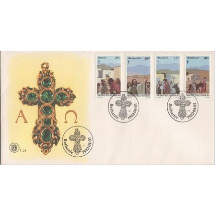 ZAYIX S. Africa Bophuthatswana 88-91 FDC Easter Gospel Apostles 080522SM26