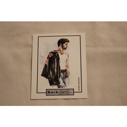 George Michael 1992 Wall of Fame ROCK LEGENDS NO. 14