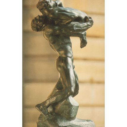 Auguste Rodin I Am Beautiful Risque Statue Sculpture Postcard