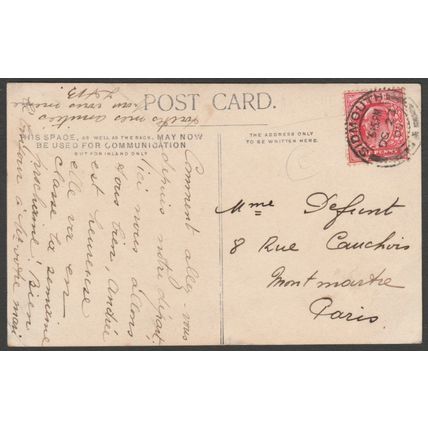 Grand Tour, Switzerland to Sidmouth, Devon, 1907 - RP Postcard
