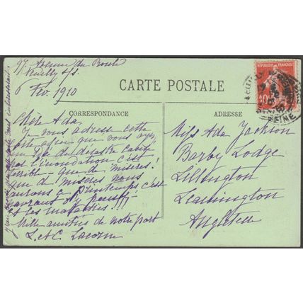 Quai Malaquais et Rue Bonaparte, Inondations de Paris, 1910 - Lévy CPA LL71
