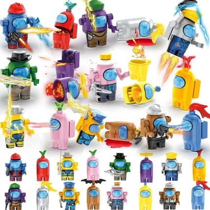 Weapons Base Game Star Space Alien Peluche Figure 16 PCs Bricks Sets Kids Kits