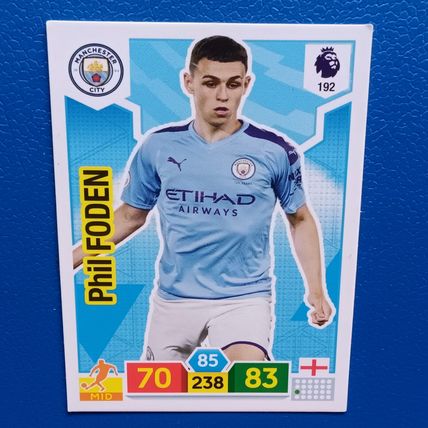 Panini ADRENALYN XL Premier League 2019/20 19/20 PHIL FODEN Manchester City #192
