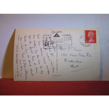 TRINITY CUT, BRIDLINGTON, YORKSHIRE used postcard by Bamforth 1970 pm =