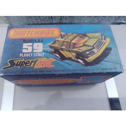 Matchbox Superfast - No59 Planet Scout - Box Only
