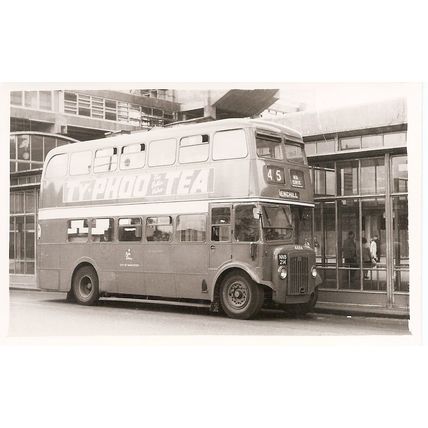 Black & White Photograph of Manchester Corporation Transport - NNB 214