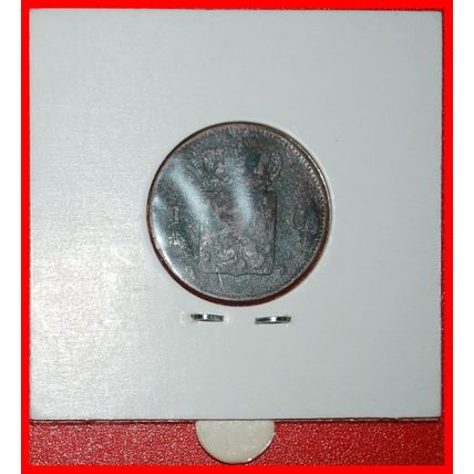 Ⰶ UNCOMMON (1860-1877): NETHERLANDS ★ 1 CENT 1877! HOLDER! ★LOW START★NO RESERVE