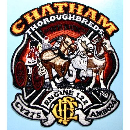 Chicago FD, Engine 122. 4.5"X4.5". PP93.