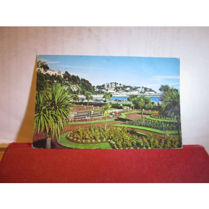 ABBEY GARDENS, TORQUAY, DEVON used vintage postcard 1970 postmark =