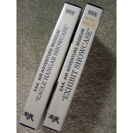 EAA Air Adventure Museum VHS cassette tapes (2)