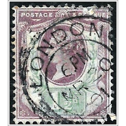 1887 -1892 Queen Victoria Jubilee - 1½d violet/green (as picture) C2-3