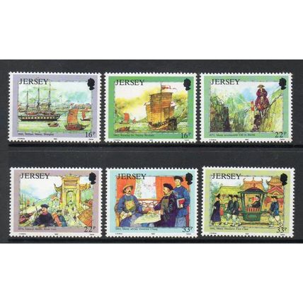 JERSEY SG573-578 1992 Jersey Adventurers (3rd Series) ~ UNMOUNTED MINT
