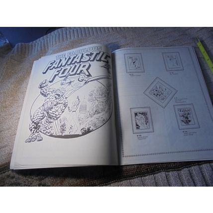 1976 OFFICIAL MARVEL COMICS SUPER HERO STAMP ALBUM BOOK!! VF/NM! $45.00 Shipped!