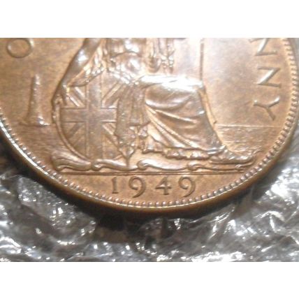 1949 George VI penny.