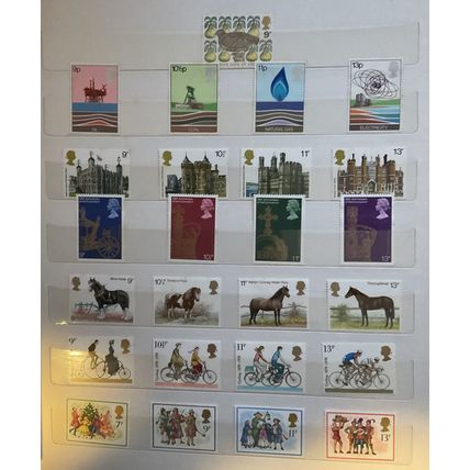 GB Stamps All the Commemoratives 1971 - 1980 MNH