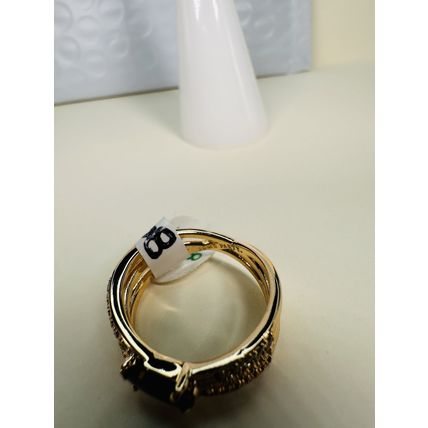 Bomb Party Sz8 Ring Fashion Jewelry RBP Purple Fire Opal Crisscross Rose Gold Pl