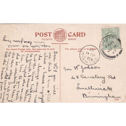 EC251 COLWALL, NR MALVERN - THE WINNINGS . PRINTED POSTCARD