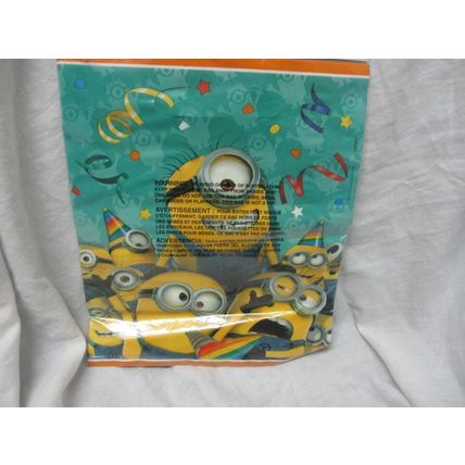 Despicable Me Minion's 8 9" x 7.25" Favor Loot Bags Birthday Party Minion