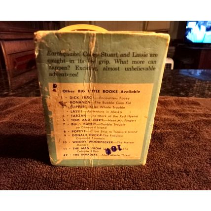 Big Little Book Lassie Adventure In Alaska By George S Elrick 4.0 VG Shape 1968