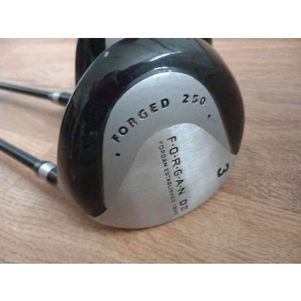Forgan D2 Driver & 3 Wood Set Graphite shaft Regular Flex Golf Clubs Forged 410