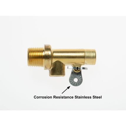 Float Tec Letro Pentair T26 EZ Adjustment Brass Float Valve 3/8" NPT Male Thread