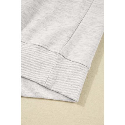 Blue Vintage Washed GAME DAY Graphic Baggy Sweatshirt
