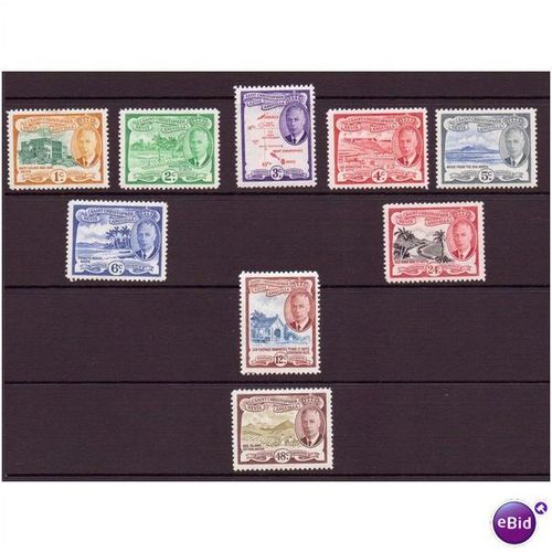 st christopher kitts nevis george VI sg13 102 hm
