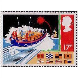 Great Britain 1985 Safety at Sea 17p Lifeboat Unmounted Mint NHM SG 1286 stamp