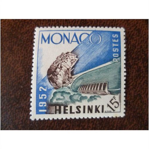 Monaco 1953 Olympic Games Helsinki Stadium mint stamp SG468 sport olympics