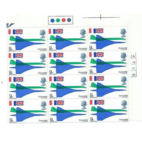 gb commemorative concorde blk traffic lights plate mnh sg785 a