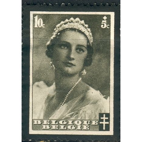 Belgium 1935 - SG 713 - 70c + 5c Death Of Queen Astrid - Mourning Stamp MH